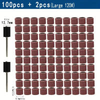 Kit De Enrosque De Arena 102 Piezas Con Mandril De 1/2 Y 1/4 Pulgada Grados 80/120/180 Herramientas De Abrazadera Para Taladro Rotatorio De Uñas - details 8