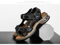 Sandalias De Verano Para Hombre En Cuero Genuino Gladiador Cómodas Para Playa Y Exteriores Tallas 38-46 Cierre Con Hebilla - details 28