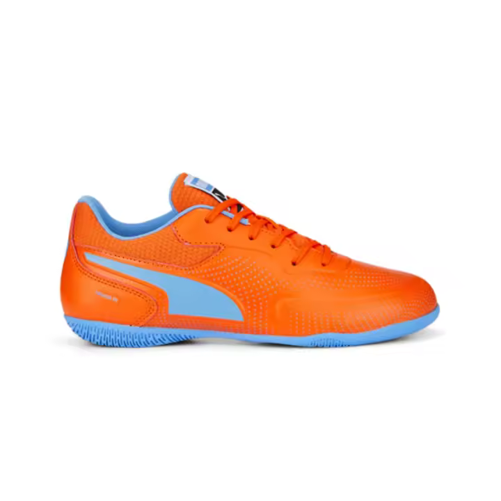 Zapatillas Fútbol Sala Niño Puma Truco III Junior Color Naranja y Azul-106935-06 Puma - 1