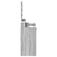 Mesa de tocador vidaXL con luces LED Gris Sonoma 79x41x140 cm - details 4