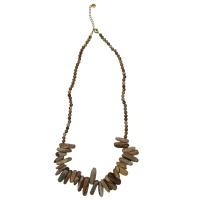 Viva Esencia – Collar de Gemas Naturales de Piedra Mapa | Diseño Largo con Fragmentos Irregulares | Estilo Bohemio Artesanal | Energía Natural y Conexión con la Tierra | Ideal para Regalos Especiales - details 3