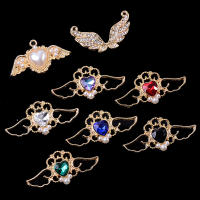 5Pcs Abalorios De Perlas Doradas Creativas Para Manualidades Joyería DIY Broche De Hoja Estilo Botón Accesorios Para Collares Y Aretes - details 7