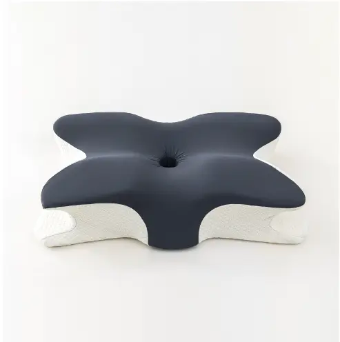 Almohada De Espuma De Memoria En Forma De Mariposa Protección Del Cuello Saludable Cervical Orthopedic Almohada De Poliéster Y Algodón - 1