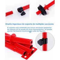 Mini Aro De Baloncesto Portátil Con Bola Y Bombín Ajustable Para Interior Y Exterior Juego Para Niños Material Plástico Y Metal Tamaño Aro 200mm Altura Del Marco 1500mm - details 8