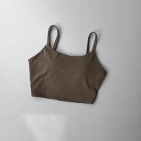 Sudadera Deportiva Transpirable Para Mujer Top De Fitness Push up Con Almohadillas Fijas Ropa De Yoga Vestido De Correr Material Nylon Spandex - details 20