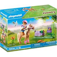 PLAYMOBIL coutry poni coleccionable islandes (70514) pony con muchos accesorios para caballos - details 0