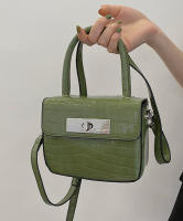 Bolso Cuadrado Pequeño Para Mujer Con Patrón De Cocodrilo Moda Versátil De Alta Gama Bolso De Mano De Hombro Y Cruzado - details 10