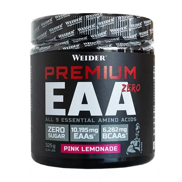 Weider - Premium EAA Zero 325 gr - Aminoácidos esenciales de alta calidad - Sabor limonada - 1