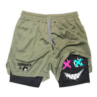 Shorts De Entrenamiento Deportivo Para Hombres Doble Capa Secado Rápido Transpirable Nuevos De Verano Moda Casual Playa Correr - details 6