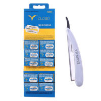 Cuchillo De Afeitar Profesional Para Barbearía Doble Faja Pliega Herramientas De Peluquería Acero Inoxidable Y Plástico Ecológico Para Hombre Uso En Rostro Axilas Bikini Y Cuerpo - details 8