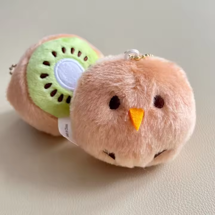 Muñeco De Peluche De Kiwi Marrón Lindo Muñeco De Fruta Kiwi Juguetes Gashapon Colgantes Llavero Para Niñas Ornamento De Bolso Regalos - 1