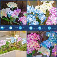 Lámpara Solar LED De Flores De Alquimia 3Cabezas Para Jardín Patio Decoración De Casa Solarium Con Luz De Rosas Y Euforbia Para Vegetales - details 1