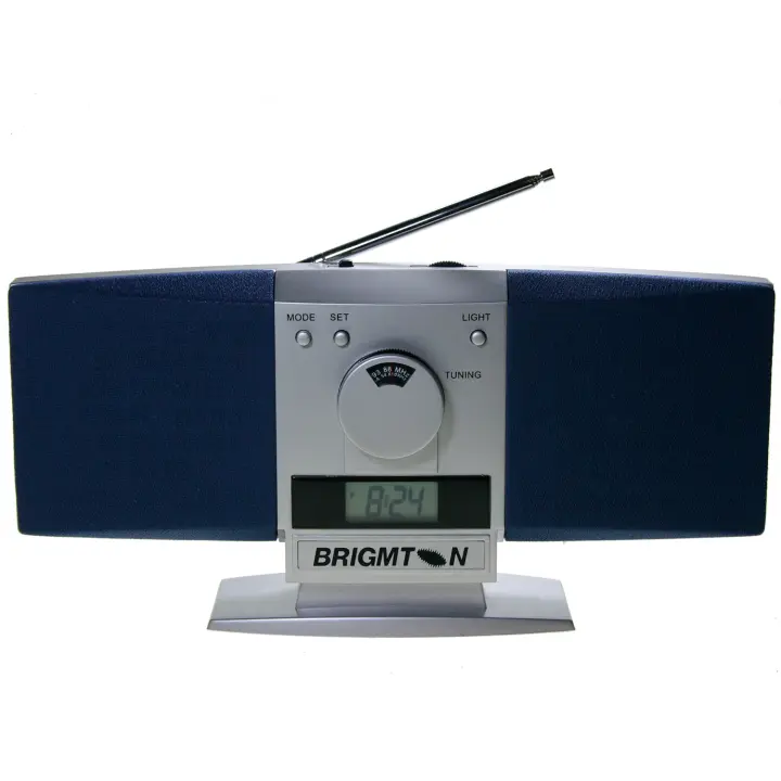 Radio Brigmton Bt-242 Radio Am / Fm  2 Altavoces  Y  Alarma - 1