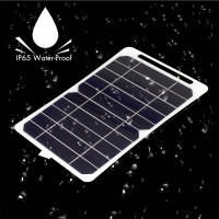 Panel Solar 10W USB Para Carga De Móvil Al Aire Libre Kit Completo De Energía Solar Para Camping Sistema Solar Doméstico - details 2