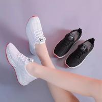 Zapatillas Casuales Para Mujer Transpirables De Malla Cómodas Para Verano Deporte Senderismo Tenis Planos De Correr - details 13
