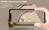 Lámpara De Escritorio Con Abrazadera 24W Ultra Brillante LED Para Oficina Y Hogar Con Iluminación Atmosférica Dimmer Automático Y Toque De Encendido - details 4