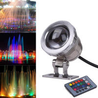 Lámpara De Foco LED RGB Impermeable Para Piscina Acuario Jardín Exterior 12V 110V 220V 15W Bombilla De Iluminación Subacuática Contemporánea ABS - details 13