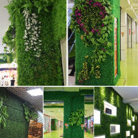 Panel De Hierba Artificial 25cm Protección UV Valla De Privacidad Verde Decorativa Para Jardín Cerca De Boda Material Plástico Estilo Boxwood - details 0