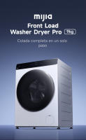 Oficial | Lavadora Secadora Xiaomi Mijia Pro 9kg, Lavadora Secadora, Clase A-25%/D, 1400 RPM, Vapor Refrescante, Doble Dosificación Automática, Lavado Ultrarrápido, 14 Programas, Control Inteligente, Blanco, Clase D - details 0