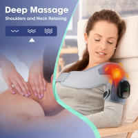 Masajeador magnético deslizante para articulaciones de hombros, dispositivo de terapia de masaje vibratorio con calor para hombros (2025) - details 5
