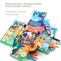 Juguete Educativo Para Bebés 0-6 Meses Libro De Tela Con Rompecabezas Y Anillo Sonoro Interactivo Para Padres E Hijos Material De Tela Seguro Para Bebés - details 14