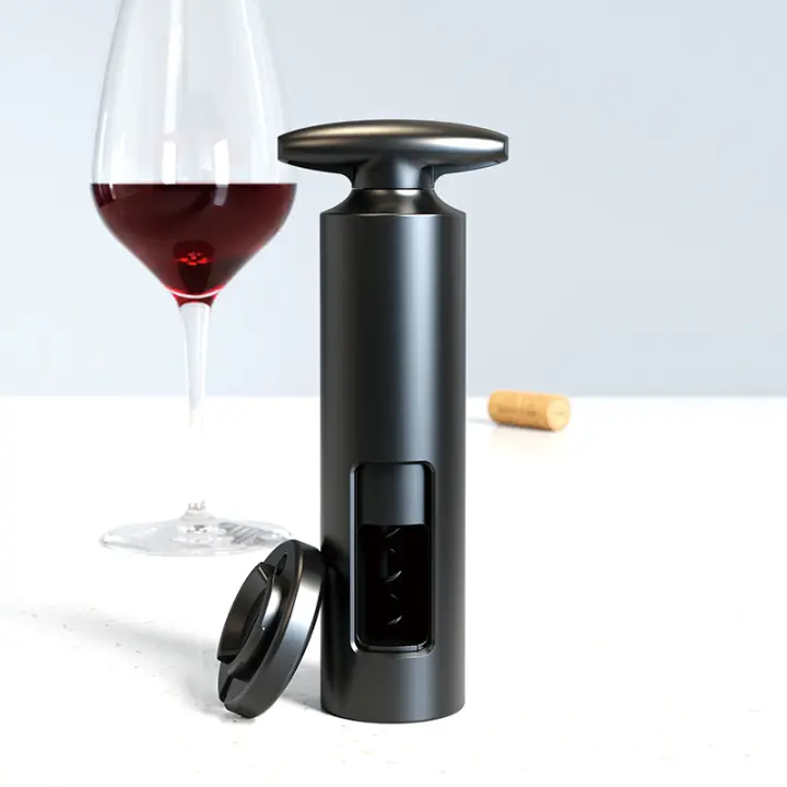 Arrancador de vino manual en forma de T Kolitong: Diseño ergonómico - Acero inoxidable resistente - Fácil de usar y transportar - Ideal para compras al por mayor - 1