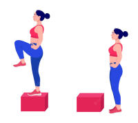 Step / Banco 2x1 Antideslizante para Aerobic, Fitness y Zumba con más de 20 Configuraciones de Posición. Plataforma Reclinable, Altura Ajustable. | FIURI - details 1