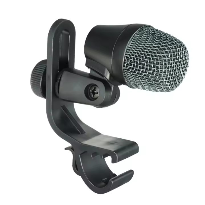 Micrófono De Batería Cardioid Pequeño Serie Militar Con Clip Y Montura De Brazo Para Grabación Profesional Micrófono Electret - 1