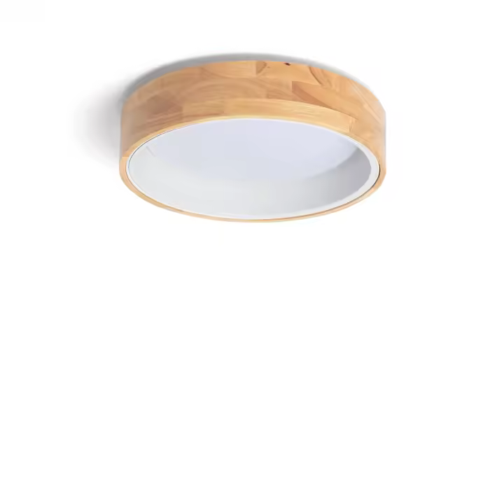 Ledkia Plafón LED Circular 15W Madera Selección CCT ILUZZIA - 1