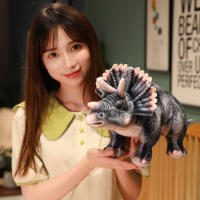 Nueva Llegada De Peluches Dinosauros Realistas Juguetes De Dinosaurios Simulación De Bosque Triceratops Muñeco Regalo Para Niños Y Niñas - details 10