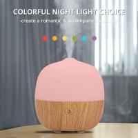Difusor de Aromas USB 120ml - Ultra Silencioso (<36dB), Temporizador, 7 Luces LED Cambiantes, Aromaterapia para Hogar/Dormitorio/Oficina, Seguro Anti-Sequedad (Color Madera Clara) - details 2