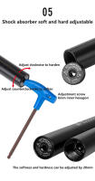 MTB Sillín De Suspensión 27.2/28.6/30.4/30.9/31.6*400mm Poste De Sillín Para Bicicleta Absorción De Choques Dampening Tubo De Sillín 45mm Viaje - details 7