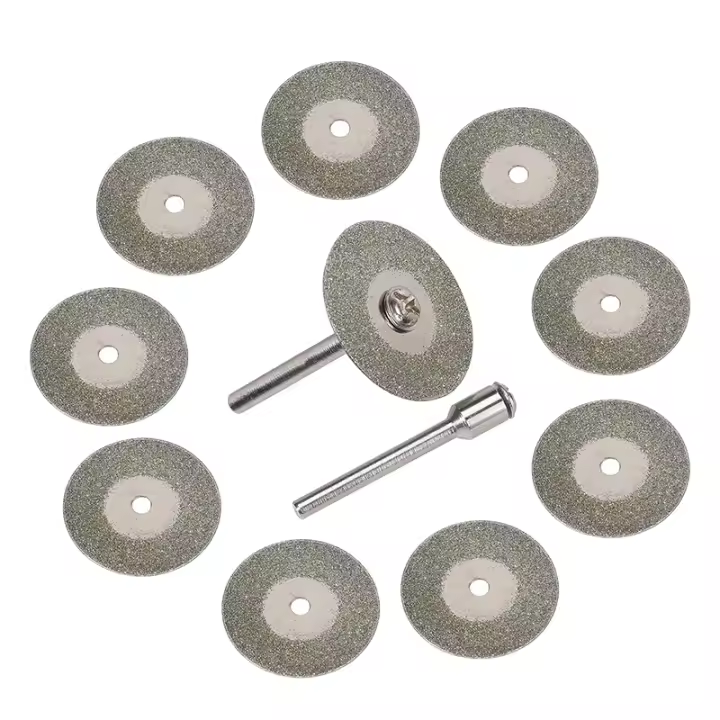 10Pcs Rueda De Afilado De Diamante Con 3 Espejos Para Electrodo De Tungsteno Herramienta De Soldadura TIG Afilador De Hojas De Corte Para Máquina De Trabajar Metal - 1