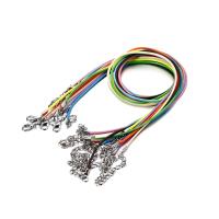 Cordón De Cuero Para Collares DIY 10 Piezas/Lote Con Hebilla De Gato 1.5/2mm Cadena De Cera Para Colgantes Y Joyería - details 1