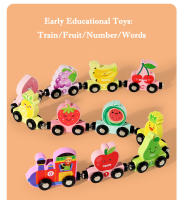 Juguetes De Tren De Madera Magnéticos Montessori Para Niños Set De Aprendizaje Temprano Con Animales Frutas Y Colores Juguete Educativo Para El Desarrollo Cognitivo - details 29