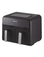 Meimon Freidora de aire Johnson 8L con doble cesto – 2400W, control táctil, 9 programas, Revestimiendo antiadherente, pantalla digital LED con control táctil y ventanas con iluminación interior LED - details 2