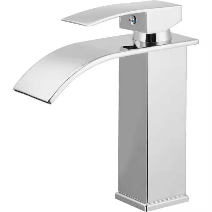 Grifo para lavabo en Cascada, Grifo para lavabo de baño, Grifo para lavabo de Baño de Maple inoxidable 304 - 1