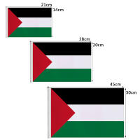 Pequeña Bandera De Palestina Portátil 5/10/20 Piezas Con Palo De Plástico Resistente Al Desvanecimiento Para Eventos Polyester - details 3