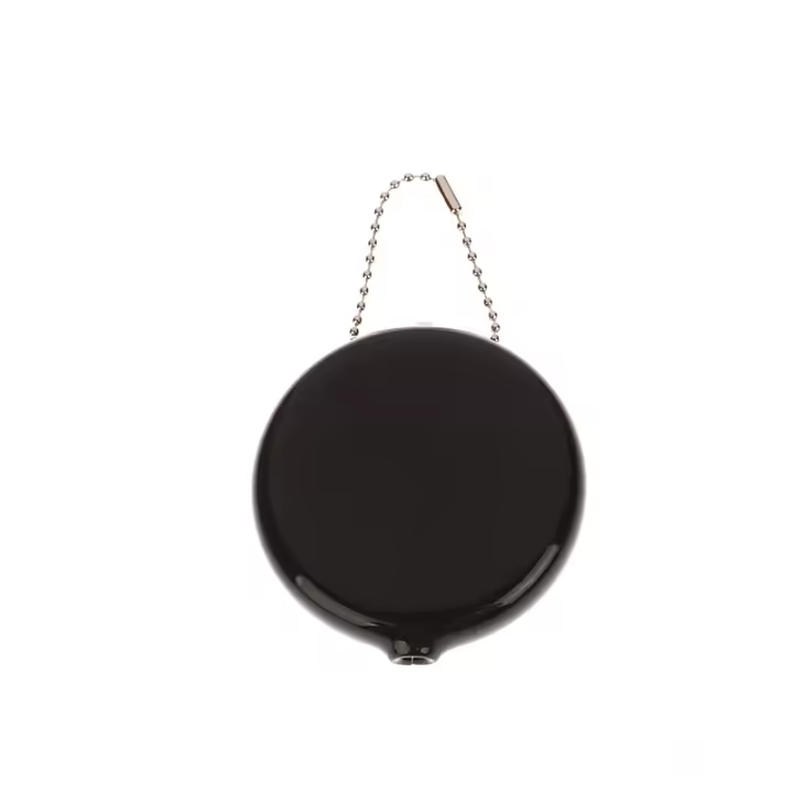 Cartera Multifuncional De Silicona Redonda Para Hombres Y Mujeres Bolso Portátil De Almacenamiento Compacto Para Compras En Centros Comerciales - 1