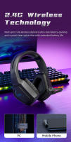 Auriculares Inalámbricos Profesionales TAIDU T01 Con Micrófono 2.4G Bluetooth Y Cable 50mm Para Gaming En PC Laptop Y Móvil - details 3