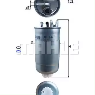 Filtro Combustible KL 147D Mahle - 1