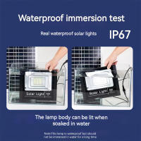 Lámpara De Inundación Solar Con Control Remoto Y Reflectivo LED Para Exterior Jardín Luz De Calle Inteligente IP67 Moderna Abs Plástico - details 9