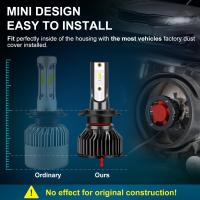 Xstorm Mini Bombilla LED H4 H7 Para Faros De Coche 9005 HB3 9006 HB4 12000LM 6000K Blanco Luz Antiniebla Universal 12V - details 3