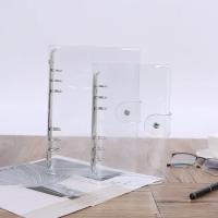 Cubierta De Portapáginas Transparente En PVC Suave Para Análisis De 6 Anillos A5 A6 A7 Cierre De Botón De Cierre Para Hojas Sueltas De Planificador - details 0