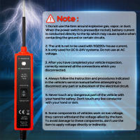 Prueba De Circuito Eléctrico Con Luz De Prueba 6-24V DC Identificador De Continuidad Polarity Automotriz Componente Electrónico - details 9