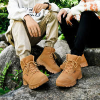 Botas De Montar Para Parejas Al Aire Libre Botines De Camuflaje Transpirables Para Hombres Y Mujeres Zapatos De Senderismo Casual Botas De Entrenamiento Alta Con Suela De TPR - details 17