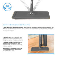 Mopa Extraplana con Cubo Escurridor Nyana Home - Limpieza Eficiente y Sin Esfuerzo - details 1