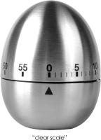 Huevo de cocina temporizador de acero inoxidable mecánico giratorio alarma 60 minutos temporizador de cuenta atrás para cocinar aprendizaje - details 0
