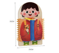 Libro Ocupado Para Niños Juguete Montessori De Entrenamiento De Habilidades Finas Con Botones Y Cremalleras Juego De Educación Temprana Para Bebés Y Niñas Entre 3 Y 6 Años - details 10