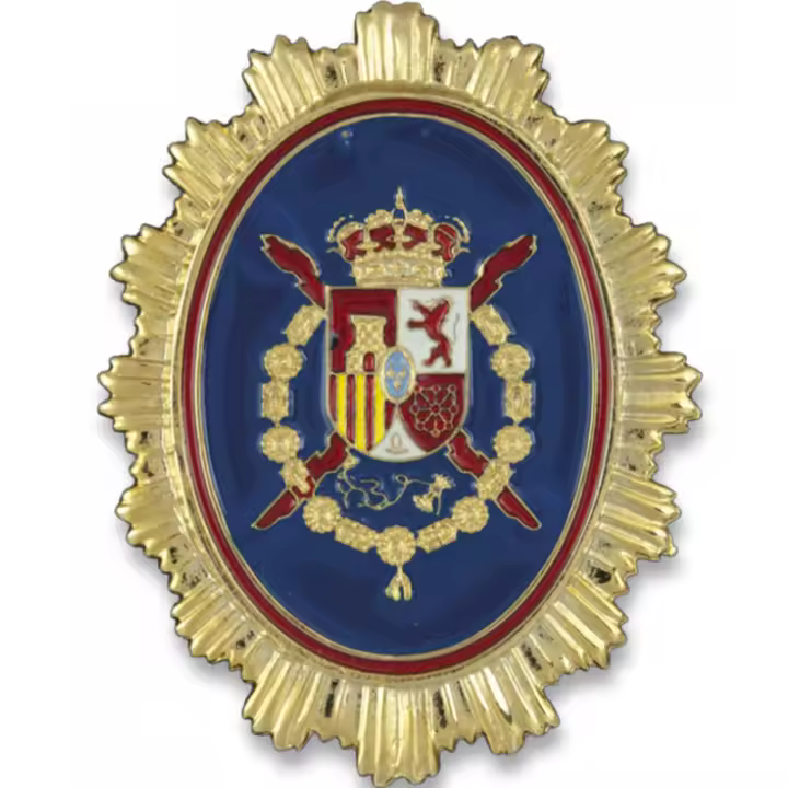 Placa-chapa cartera Guardia Real - 1